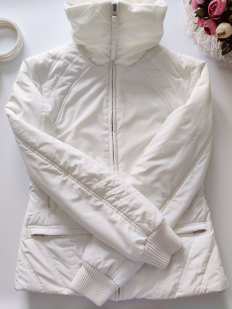 S-M Белая демисезонная курточка на синтепоне NNG Casual Sportswear