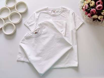 5,6 лет, рост 116 Новые детские белые футболки