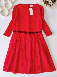 13,14 років, зріст 158,164 Нова ошатна червона сукня