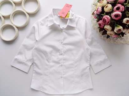 6,7 років, зріст 122 Нова біла блузка сорочка
