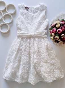 13 років, зріст 158 Красива нарядна біла дитяча сукня