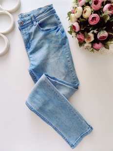 11,12 років, зріст 152 Блакитні стрейчові джинси