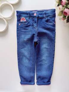 3 года, рост 98 Утепленные джинсы