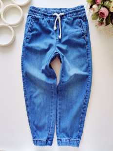 5,6 лет, рост 116 Легкие штаны под джинс на резинке