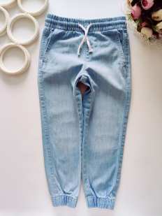 4,5 лет, рост 110 Голубые штаны под джинс