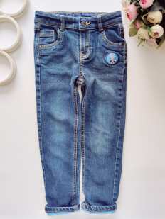 6 лет, рост 116 Утепленные джинсы