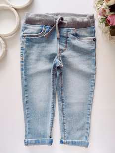 2 года, рост 92 Стрейчевые джинсы на резинке