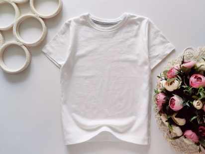 3,4 роки, зріст 104 Нова біла дитяча футболка