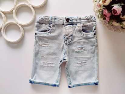 5,6 лет, рост 116 Голубые джинсовые шорты