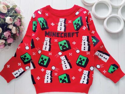 8,9 років, зріст 134 Светр Minecraaft