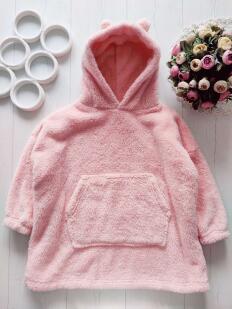 S-M Махровий домашній худі- плед