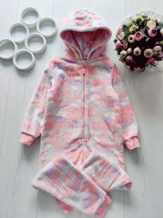 7,8 лет, рост 128 Теплый махровый кигуруми