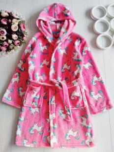 8,9 років, зріст 128,134 Теплий махровий хлат в єдиноріжках поні