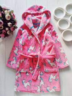 4,5 років, зріст 104,110 Теплий махровий хлат поні єдинорожки