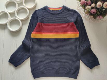 8 років, зріст 128 Котоновий светрик у школу