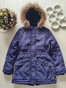10,11 років, зріст 140,146 Тепла куртка для дівчинки