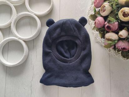 46\48 Зимова шапка- капор на флісі