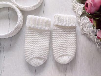 6-12 міс, Нові в'язані краги, підкладка котон