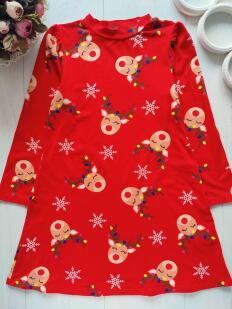 8 років, зріст 128 Нове новорічне плаття в дід морозах