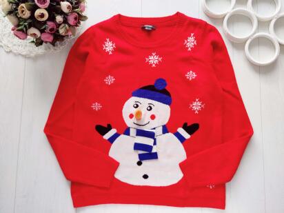 Новорічний светр Сніговик