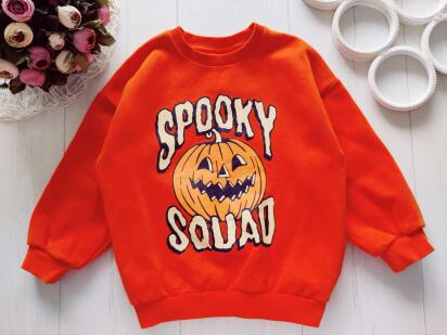 5,6 років, зріст 116 Світшот на флісі гарбуз