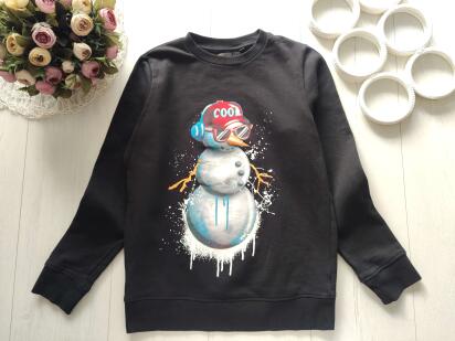 12 років, рот 152 Світшот на флісі сніговик