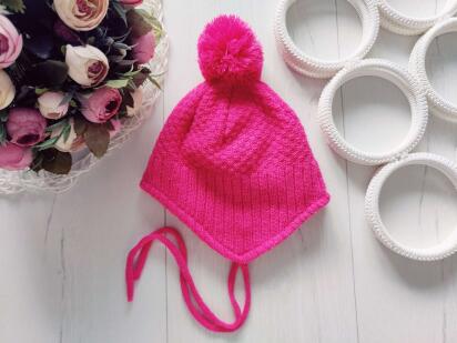 43\45 Тепла зимова шапка на флісі