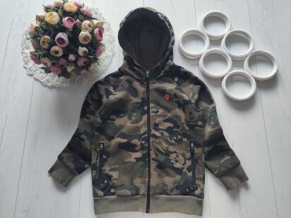 6 років, зріст 116 Кофта на блискавці, фліс