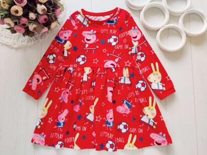 4,5 років, зріст 110 Трикотажна сукня з Пепою