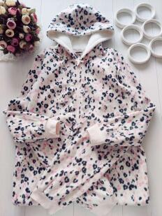 L Новий флісовий кігурумі, тепла жіноча піжама