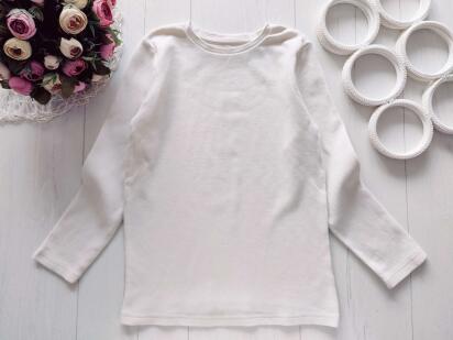 8 лет, рост 128 Плотный лонгслив