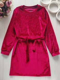 7,8 років, зріст 122,128 Оксамитове дитяче плаття довгий рукав