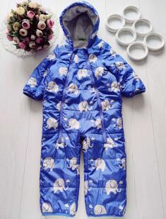 1-2 года, рост 86,92 Теплый комбинезон на синтепоне, флис