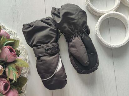 12 міс, Дитячі рукавиці, зимові краги з начосом на синепоні