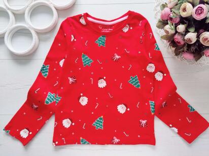 7,8 років, зріст 128 Новорічний реглан для дівчинки