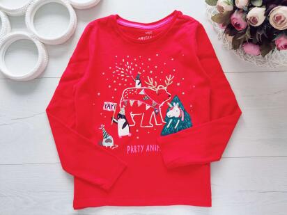 6,7 років, зріст 122 Новорічний реглан з єдиноріжком поні