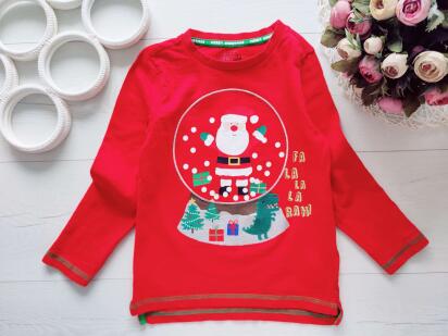 5,6 років, зріст 116 Новорічний реглан санта