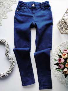 9 лет, рост 134 Стрейчевые джинсы узкачи для девочки