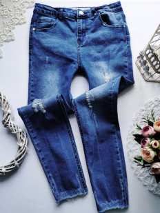12\13 лет, рост 152\158 Крутые джинсы с необработанными краями