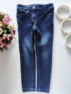 6 лет, рост 116 Блестящие джинсы
