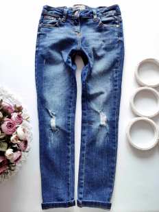 9 лет, рост 134 Модные джинсы