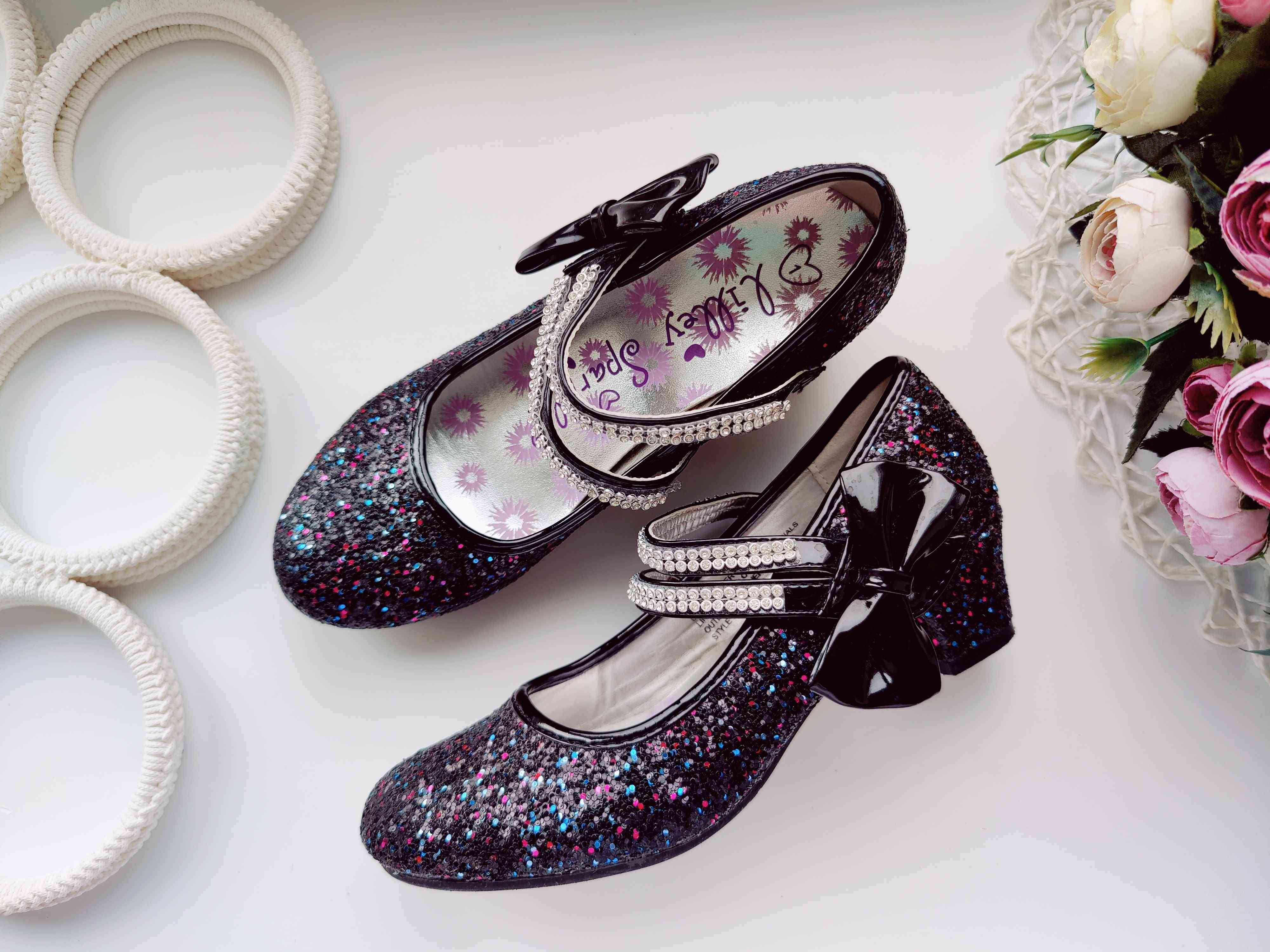 33 (21 см) Блискучі дитячі туфлі Lillty Sparkle