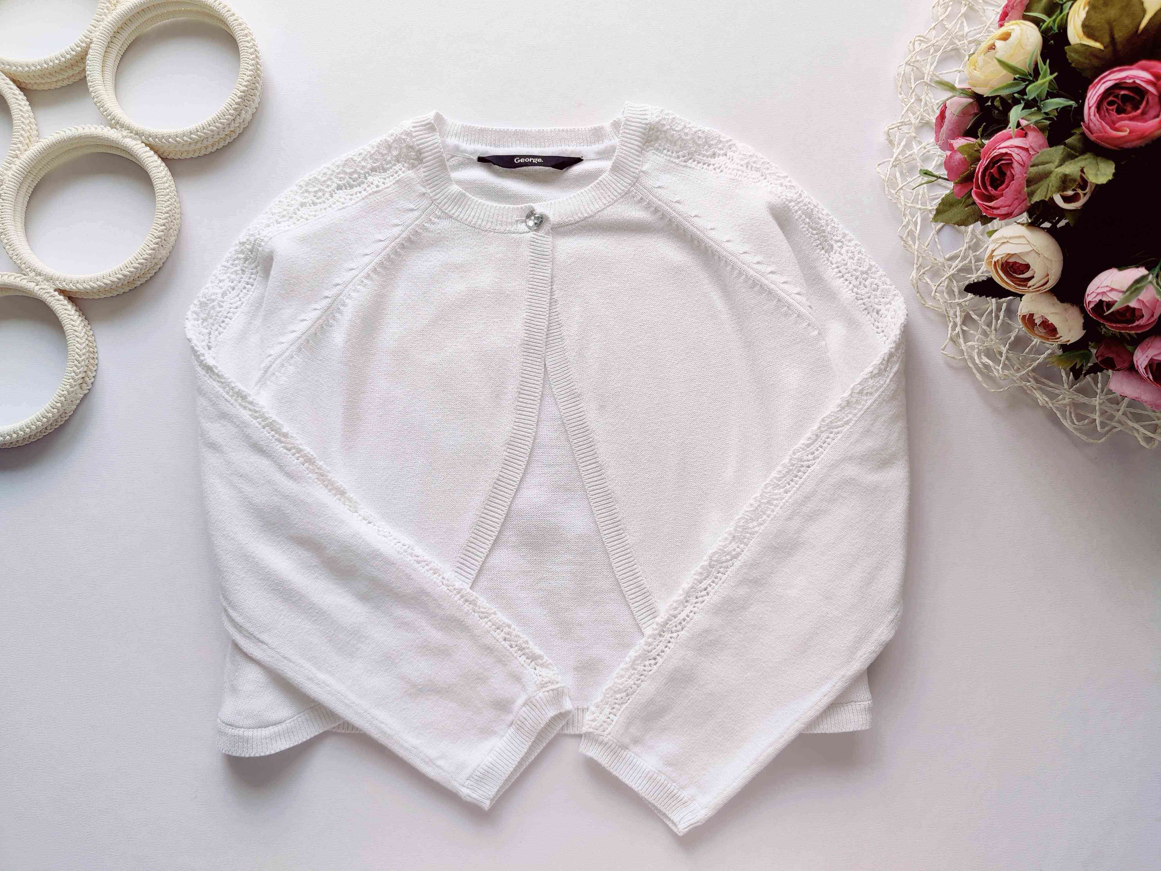 10,11 років, зріст 140,146 Біле болеро