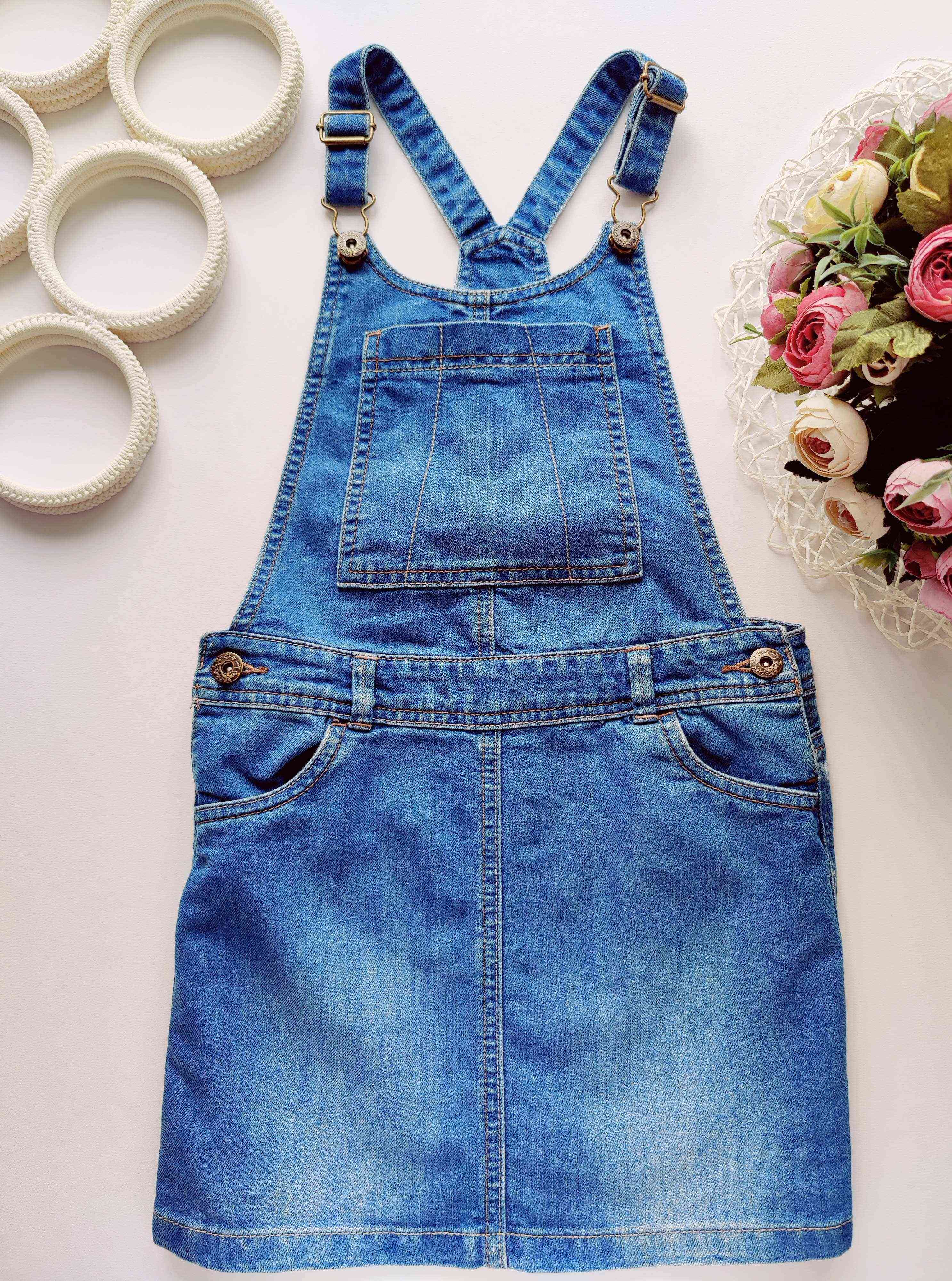 8 років, зріст 128 Джинсовий сарафан