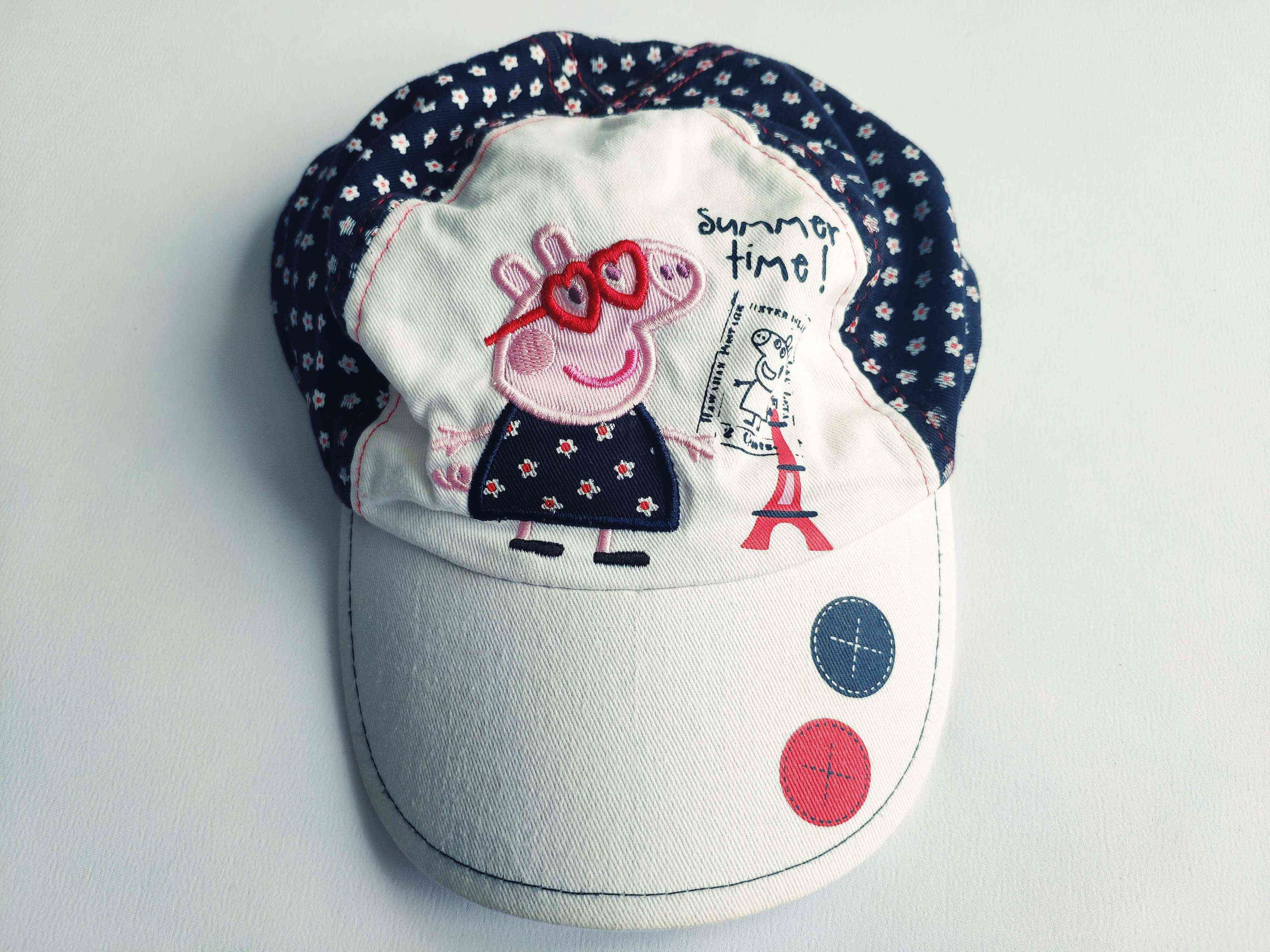 ОГ 53-57,5 Свинка Пеппа Кепка для девочки