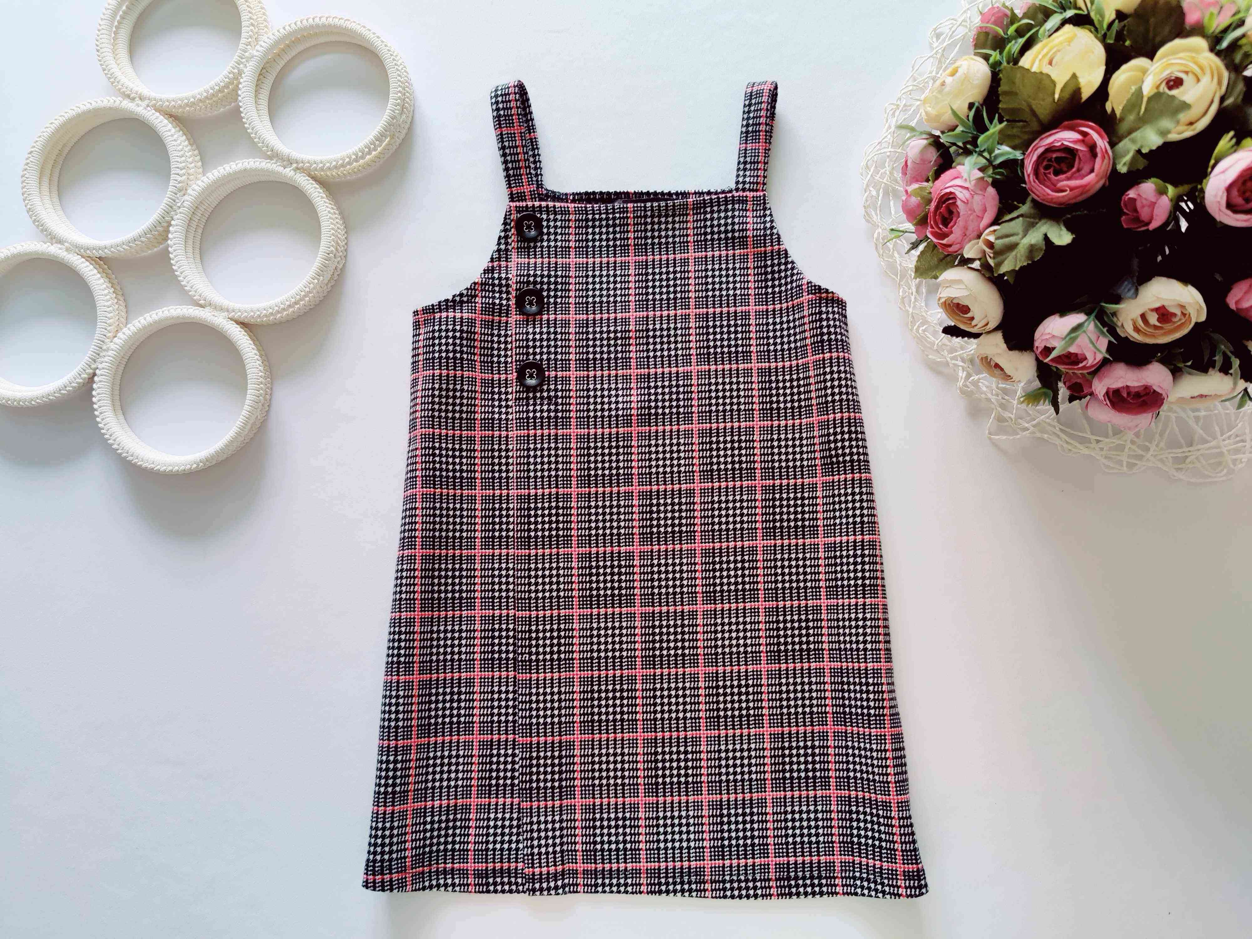 3,4 роки, зріст 104 Сарафан в принт "Качина лапка"