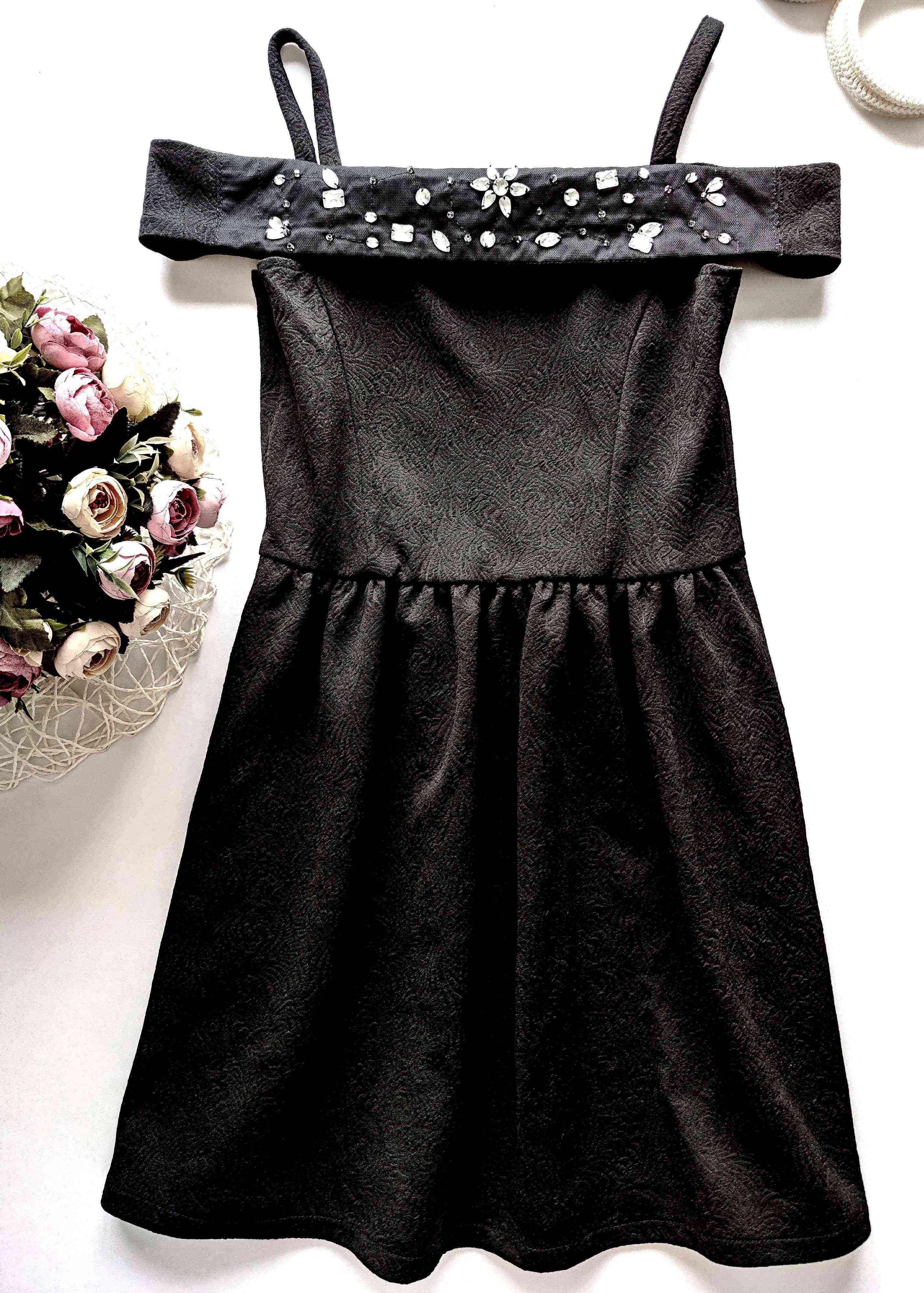 11,12 років, зріст 152 Ошатне чорне плаття