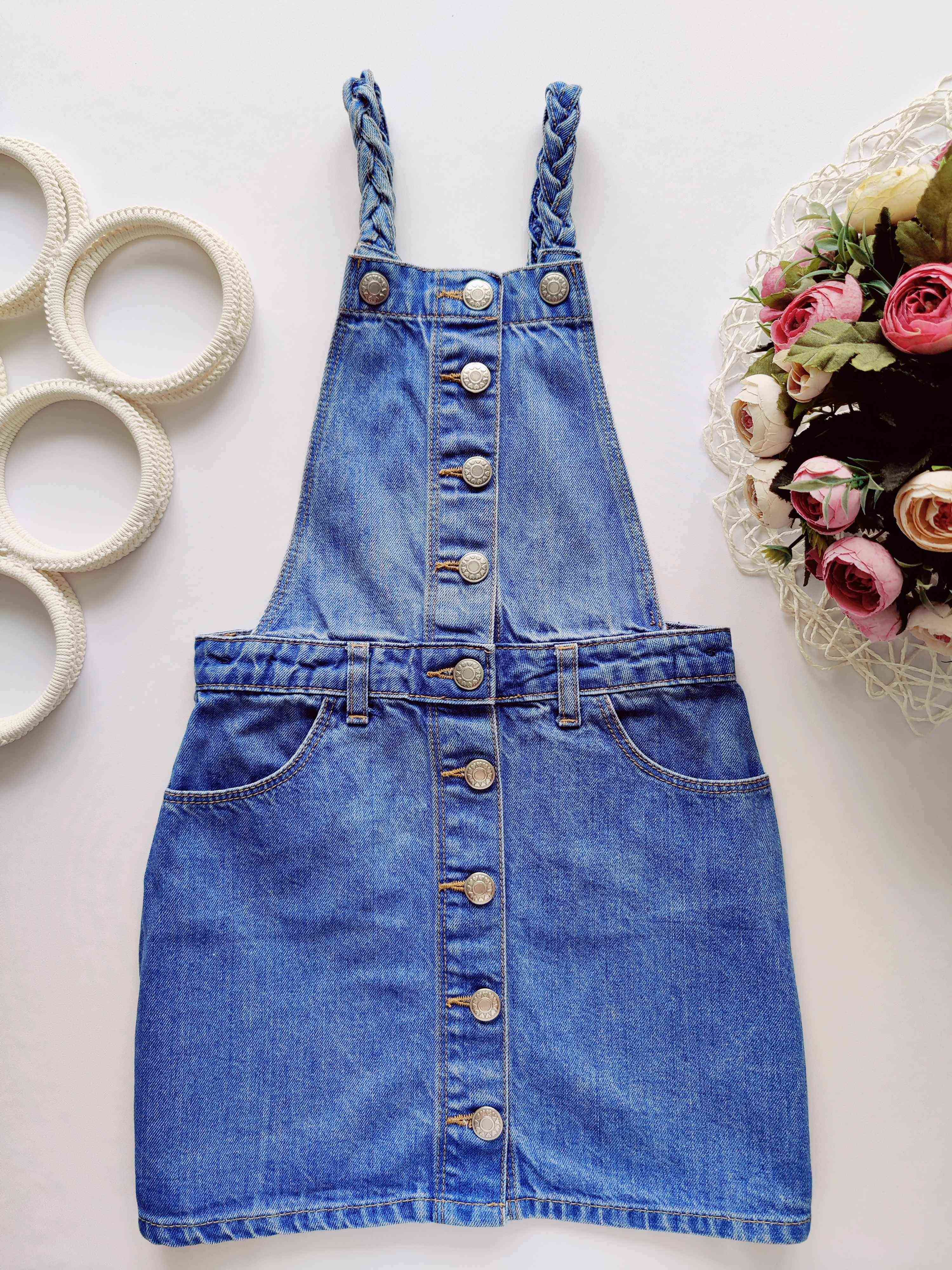 8 років, зріст 128 Джинсовий сарафан