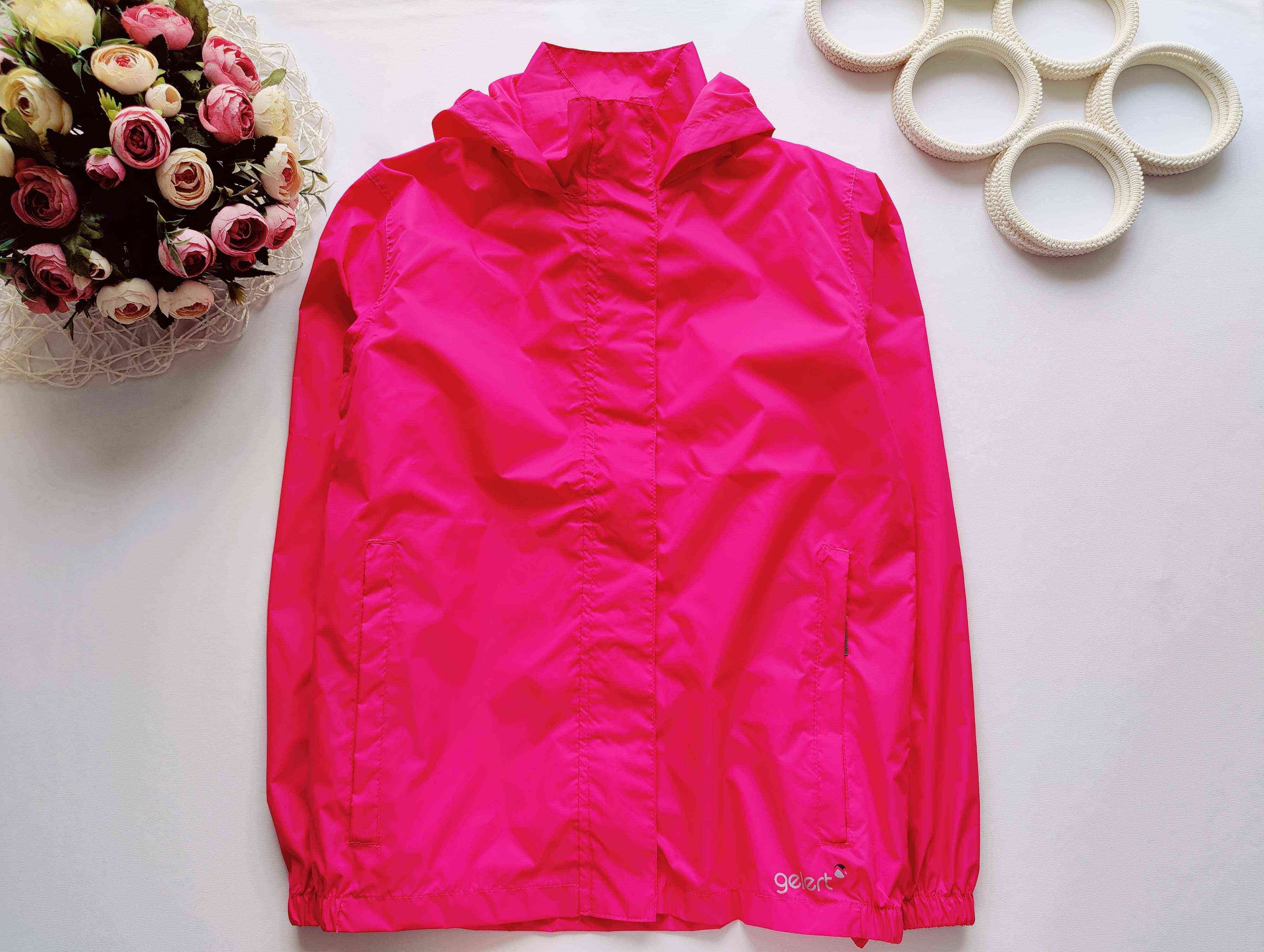 11,12 років, зріст 146,152 Вітровка дощовик з капюшоном