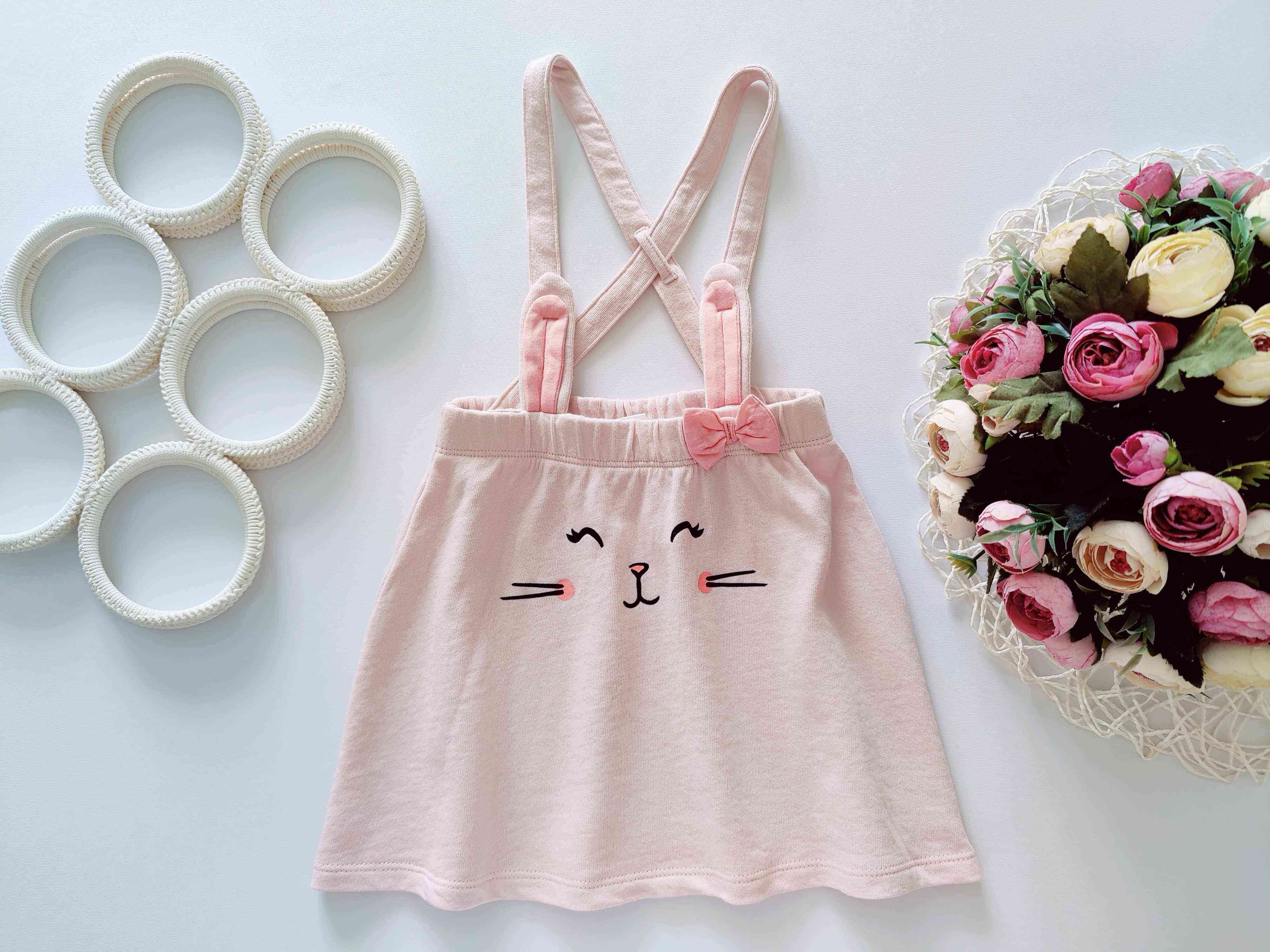 1,5,2 роки, зріст 92 Пудровий сарафан